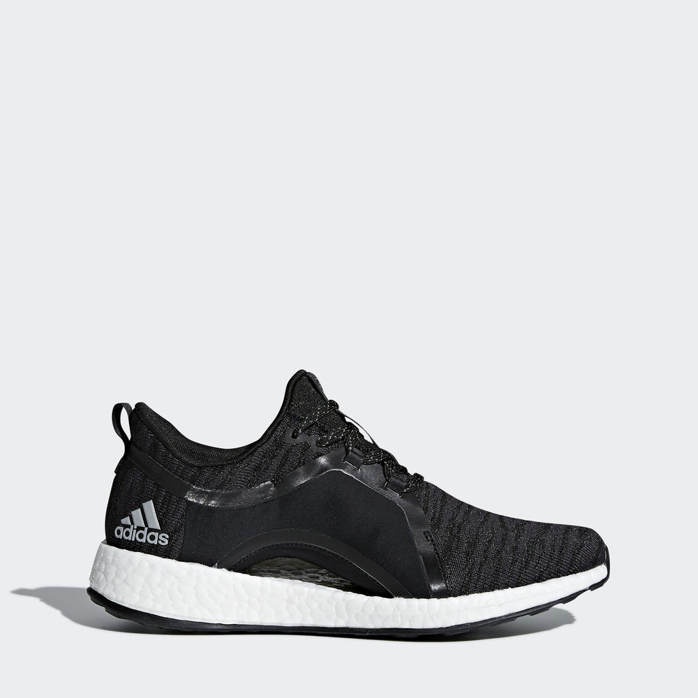 Adidas Pureboost X - παπουτσια για τρεξιμο γυναικεια - Βαθυ Γκρι/Ασημι Μεταλλικός/Μαυρα,Μέγεθος: EU